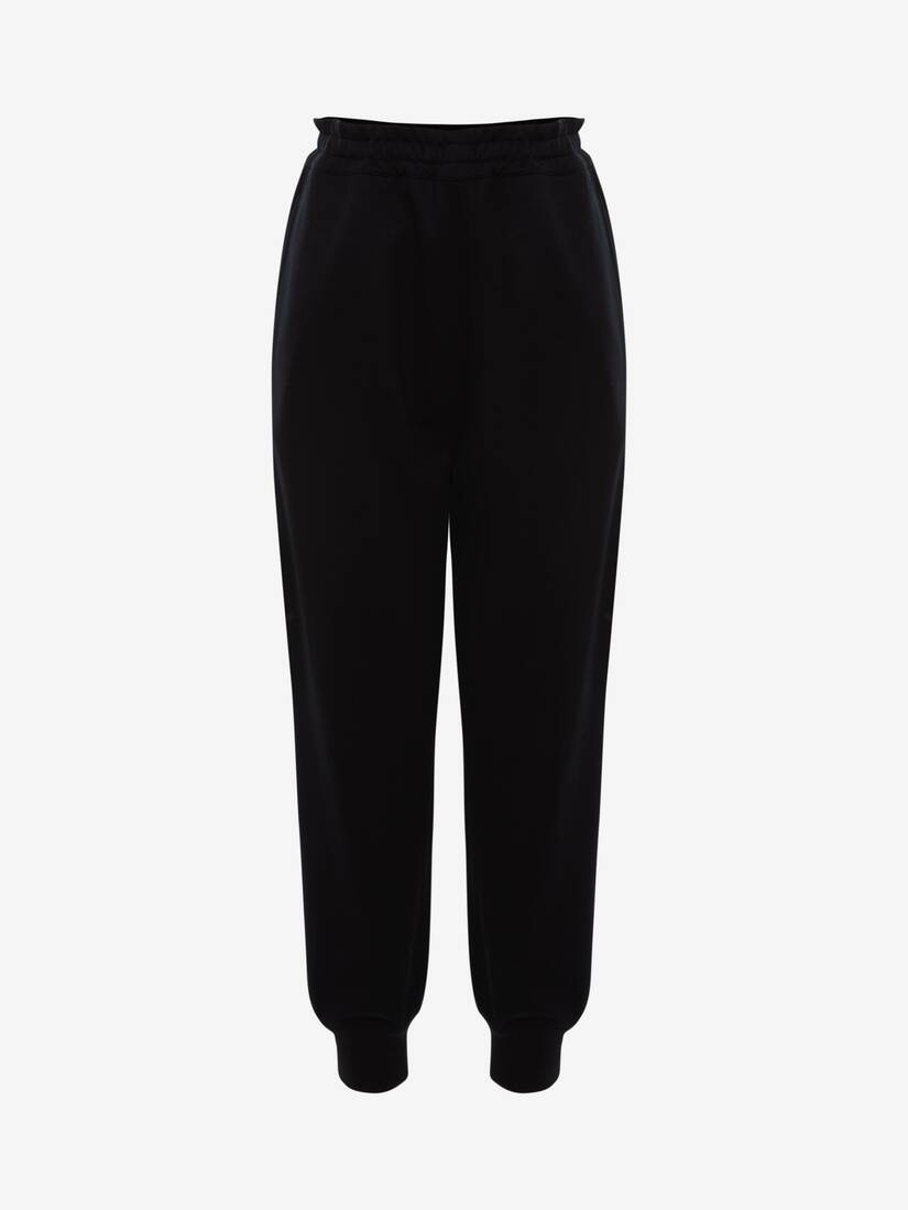 Pantalones Alexander McQueen Joggers Mujer - Negros - Mexico 438-NLOEPZ